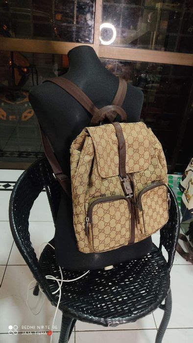 gucci retro 13|authentic vintage gucci backpack.